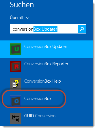Conversionbpx and Windows8.1
