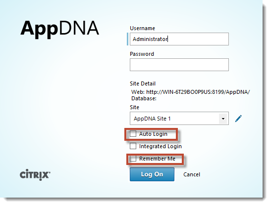 AppDna Autologon