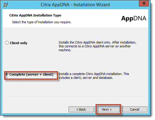 Figure 8: AppDna Installation Complete