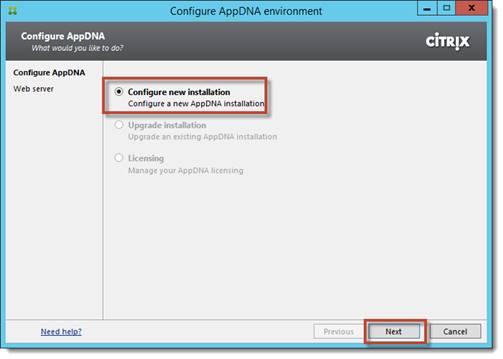 Figure 12: AppDba Configuration