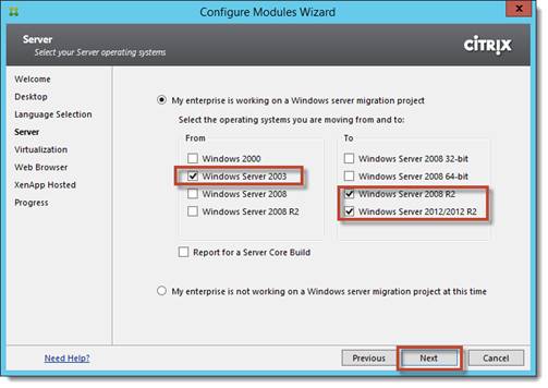 Figure 25 : AppDna Configuration Modules Server