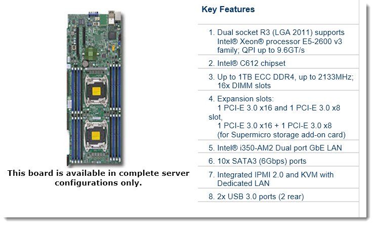 Supermicro X10DRT