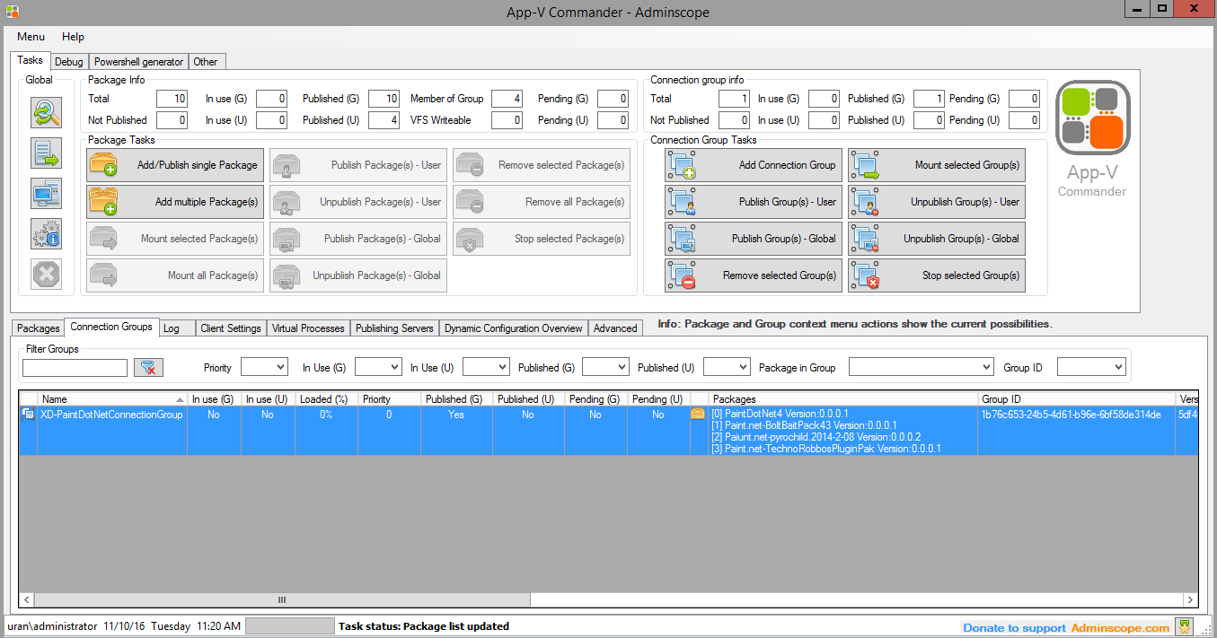 App V Commander