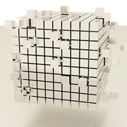 Cube Silver 180x180