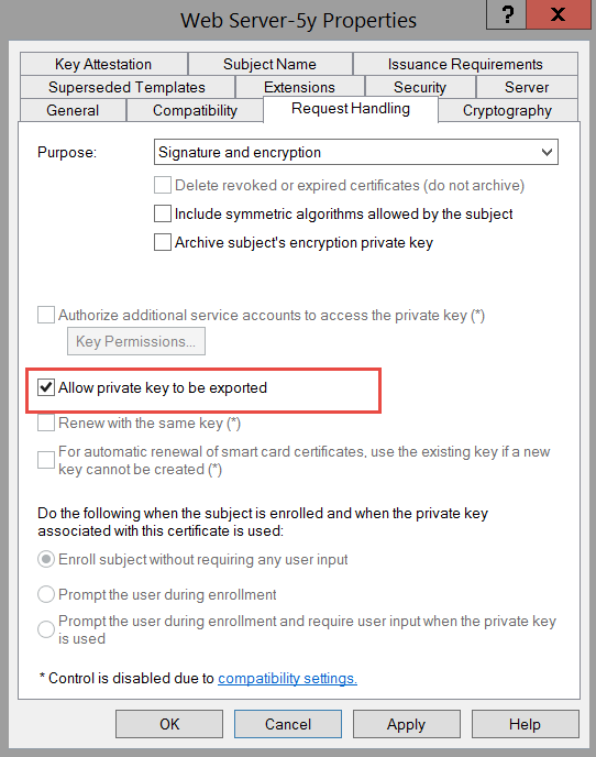 Certificate-Template-allow-export-private-key